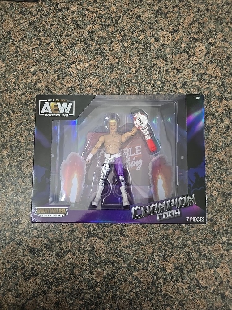 AEW Ringside Exclusive Unrivaled Collection Champion Cody (Cody Rhodes) 7 Pieces
