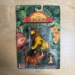 Vintage The Lion King Collectible Figures Simba Pumbaa Timon Disney Mattel 1994