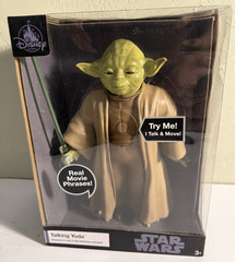 Star Wars Talking Yoda Jedi Action Figure Disney Parks. New!