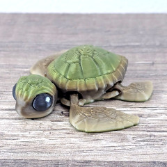 Sea Turtle Hatchling 3D Articulated Flexi Fidget Toy- Stocking Stuffer Gift