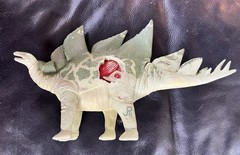 1993 Kenner Jurassic Park Stegosaurus JP07 Dino without Wound