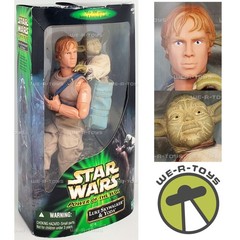 Star Wars Power of the Jedi Luke Skywalker and Yoda Action Figures Hasbro 32486