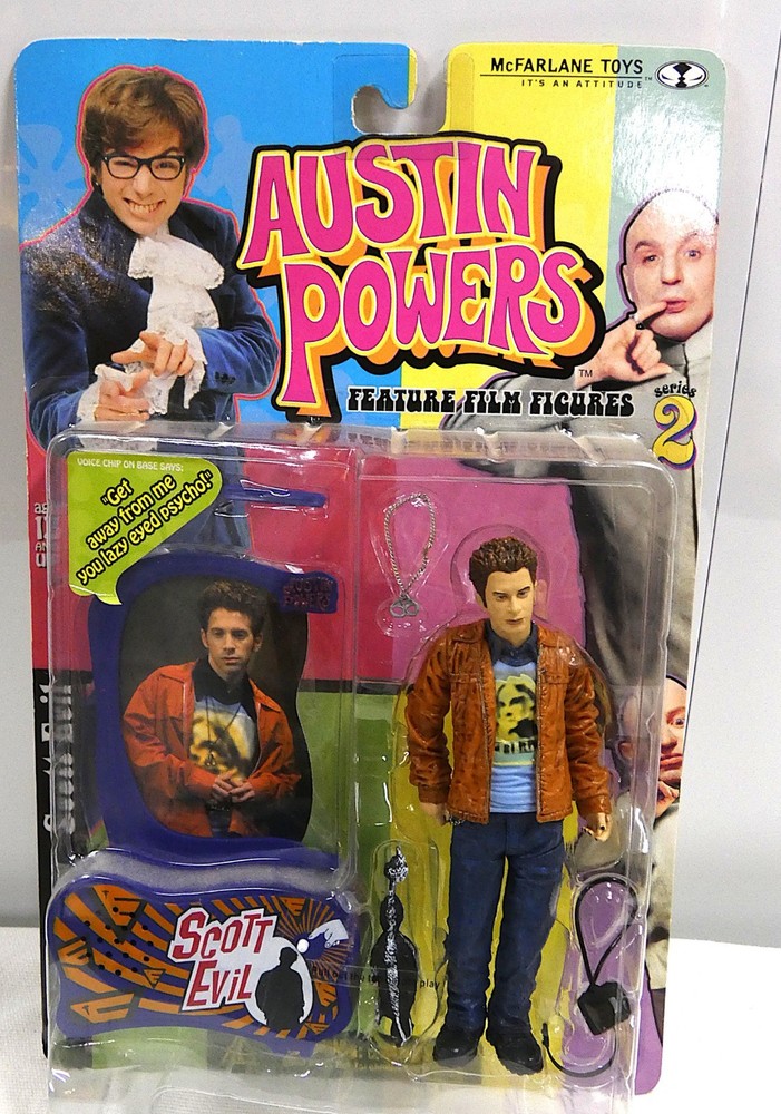 Austin Powers Scott Evil 1st Edition Rare TShirt Kurt Cobain Intact
