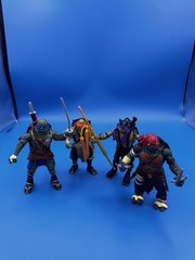 Teenage Mutant Ninja Turtles 2014 5″ Lot of 4 Movie Figures with weapons