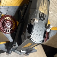 2011 Hasbro Marvel The Avengers Quinjet PLANE TOY ONLY Gray Gold WORKS EUC