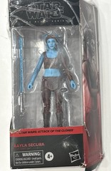 Star Wars Black Series Aayla Secura 6 Inch Action Figure Attack Of The Clones