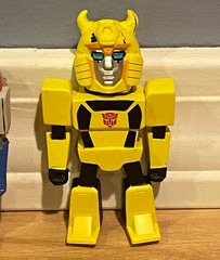 Kidrobot Transformers vs GI Joe Mini Series figures 5 PC lot Optimus, Megatron