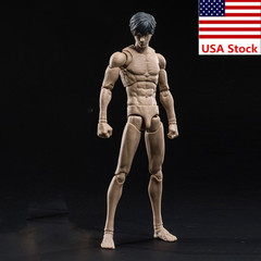 VTOYS X BMS VB003 1/12 Male Yellow Flexible Joint Body &Head 6″Action Figure