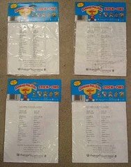 Imperial Toy 4 GPK Stick-Ons Series 1 Garbage Pail Kids 2 Print Variations Each