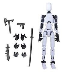Dummy 13, T13 Action Figure,Toy Robot, 3D Printed – Fully Assembled