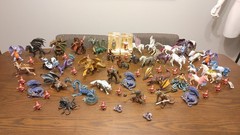 Huge! Lot Schleich World Of Knights Eldrador Bayala Medieval/Fantasy Safari Papo