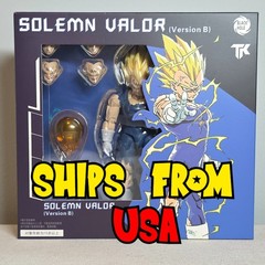 ⭐USA STOCK⭐ Black Hole Toys Majin Vegeta Solemn Valor Ver B NEW NOT SH FIGUARTS