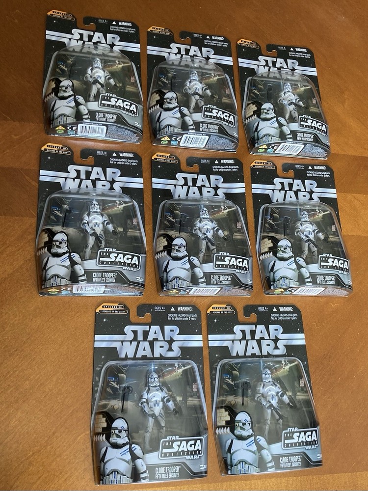 Star Wars Saga Collection Fifth Fleet Security Clone Trooper Figure #059 2006