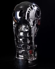 The Terminator T2 Arnold T800 1:1 Life-size Bust Endoskeleton Resin Statue gift