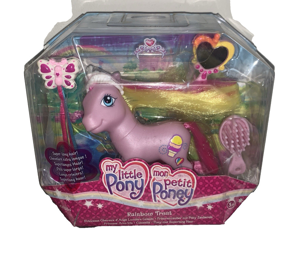 My Little Pony G3 Vintage Euro Rainbow Treat SLH Exclusive Super Long Hair Boxed