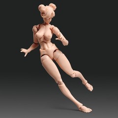 Romankey X COWL 1/12 Female Soldier Figure 6inch Pale Skin Joint Body Model Toys
