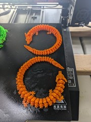 3D Printed Articulated Dragons (Set of 2)- Random Colors