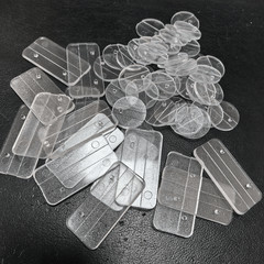 50PCS For Clear 6″ Action Figure DISPLAY STAND Base Toy Model Support Holder