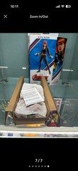 Marvel Legends Series Marvel Avengers Black Widow Action Figure w/ Gun, Alt Head