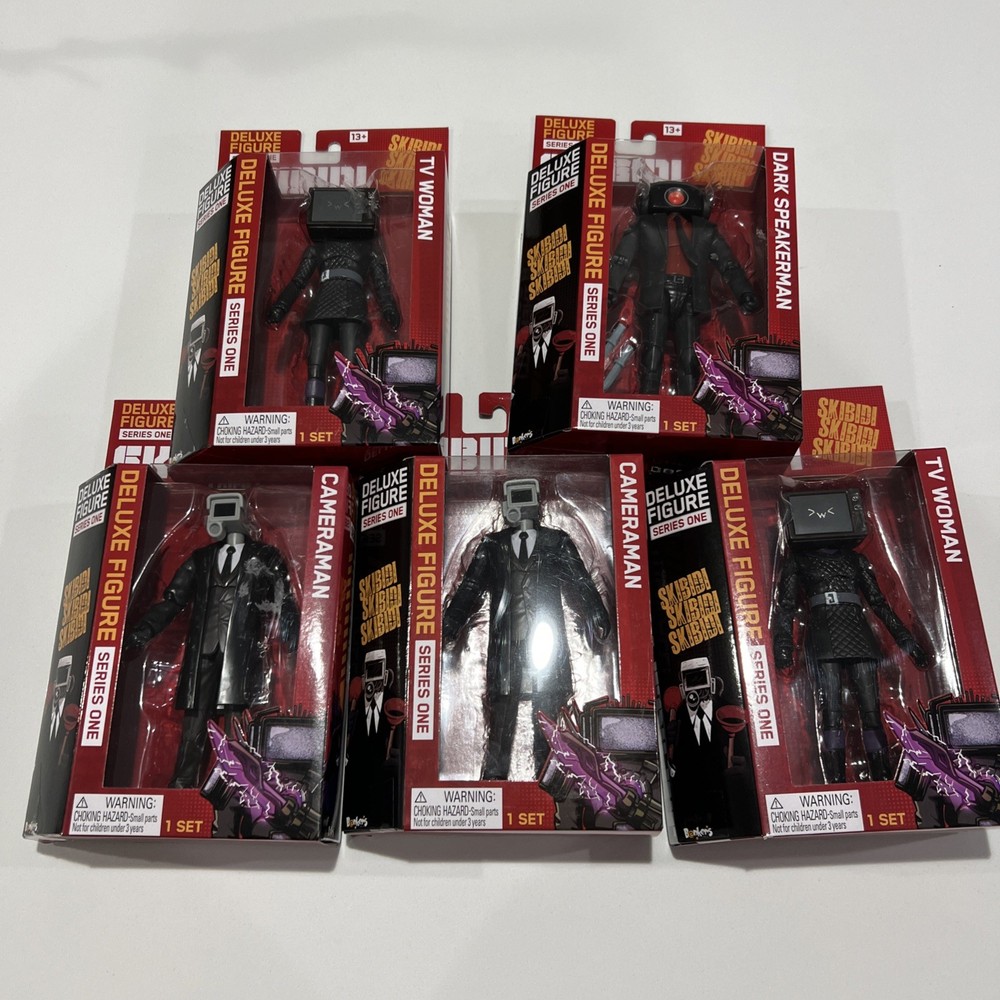 Skibidi Toilet figure lot Of 5