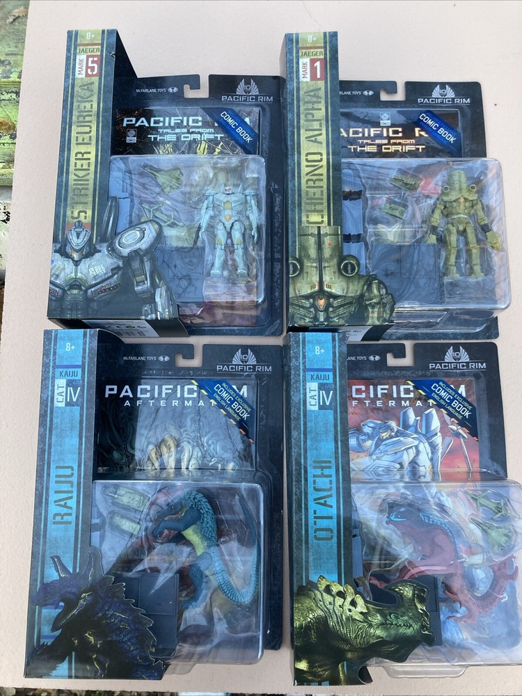 McFarlane – Pacific Rim – Set Of 4 Raiju Cherno Alpha OTACHI Striker Eureka B12