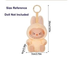 Fits 1,2,3 LABUBU Clothes Set Cute Animal Overall Monsters Plush – NO DOLL