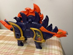 Power Rangers Super Ninja Steel Stegosarus Zord Bandai Rev Up Spinning Blade