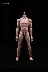 MX02-A 2.0 1/6 Scale Male Action Figure Super Flexible PVC Body Model Toys 12″