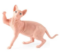 Sphynx Cat Toy Action Figure Small Animal Figurine Doll Gift for Kids