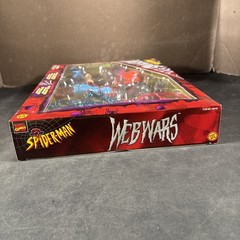 SPIDER-MAN WEB WARS 4 FIGURE BOX SET TOY BIZ CARNAGE SYMBIOTE ANIMATED MARVEL