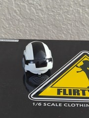 1/6 Flirty Girl Collectibles SBA2012-2 White Space Battle Armor Helmet w/Weapon