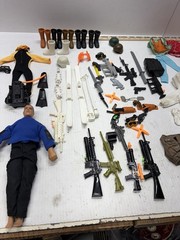 Vintage 1990s Hasbro 12 Inch Gi Joe Clothes Weapons Accessories Lot