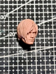 1/12 1/4 1/6 1/18 Unpainted Leon Game Man Head Carved Model Toys