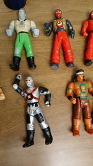 Electronic Karate Fighters Milton Bradley 10 Fighters 4 Controllers Weapons Lot
