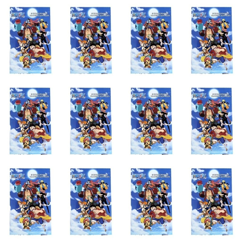 One Piece Holographic Trading Stickers : Lot of 12 Blind Packs (Bin9)