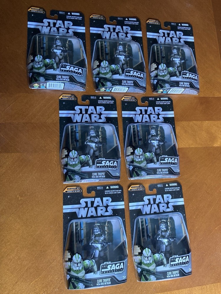 Star Wars Saga Collection Clone Trooper 442nd Siege Battalion Figure #057 2006