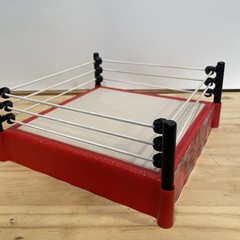 WWE Knuckle Crunchers Rebound Ring Mattel – No Figures Or Accessories