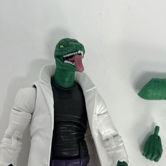Marvel Legends Lizard Action Figure Spider-Man Animated Retro Card Series Read