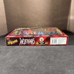 SPIDER-MAN WEB WARS 4 FIGURE BOX SET TOY BIZ CARNAGE SYMBIOTE ANIMATED MARVEL