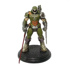 21CM Doom Slayer Eternal Action Figure PVC Statue Collectible Desktop Model