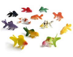 12pcs Mini Fish Animal Toy PVC Action Figure Kids Toys Party Children Gifts