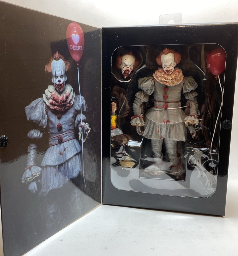 NECA IT Movie You’ll Float Too Ultimate 7” Pennywise Horror Action Figure Derry