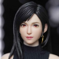 ACG ART Tifa Lockhart 1/6 scale smile Head Sculpture Model Movable Eyes