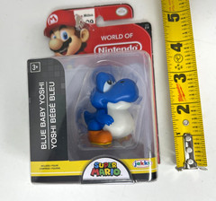 RARE! World of Nintendo 2.5″ BLUE BABY YOSHI Figure Super Mario 2017 in package