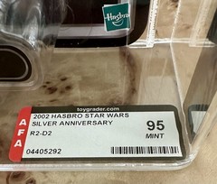 Star Wars R2-D2 AFA 95 Silver Anniversary Toys-R-Us Exclusive POP 3 None Higher