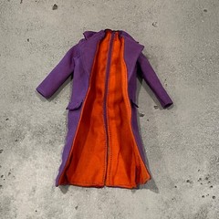PB-MF-JKT-LTC: Fabric Purple Coat for McFarlane Dark Knight Heath Ledger Joker