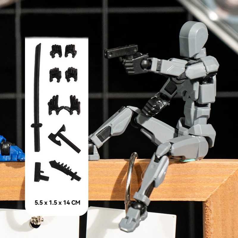 Dummy 13 Action Figure Multi-Jointed Movable Mannequin Robot 3D Printed.