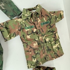 Lot Of 1/6 GI Joe Camouflage Uniform Marines Army 12” Figures