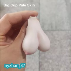 1:12 Big Bust Breast Cover Replacement Model Fit 6” Female Action Figure Body