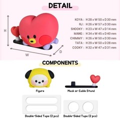 [US seller] BT21 MININI Car Monitor Dashboard Figure by BTS